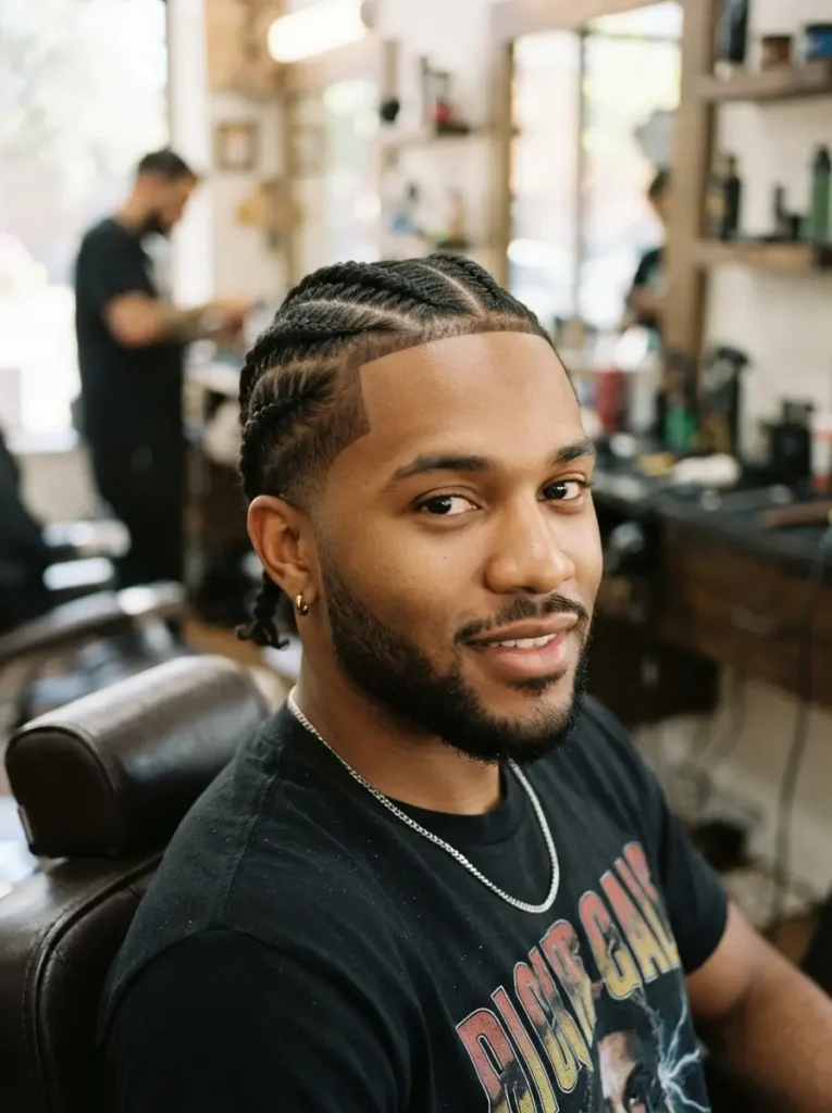 Four Cornrow Braids