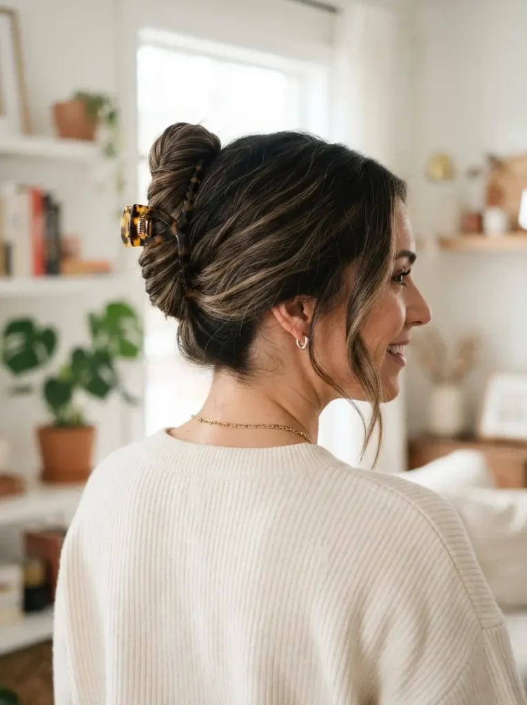 High Claw Clip Twist