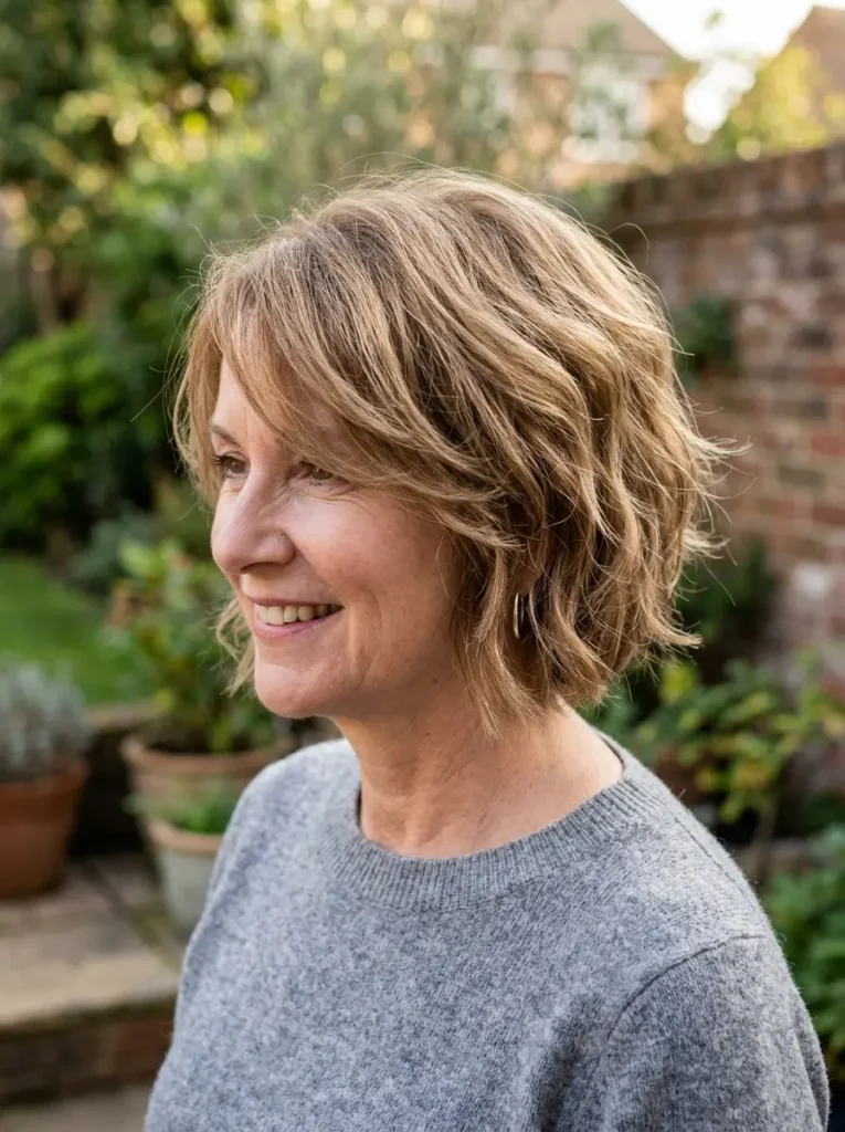 Layered Bob for Thinning Hair