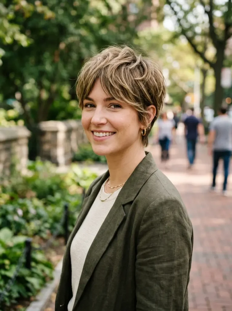 Layered Pixie Cut