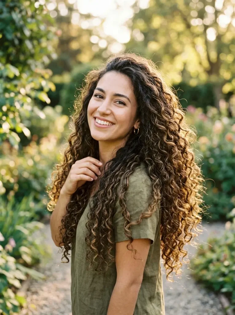 Long Curly Hair