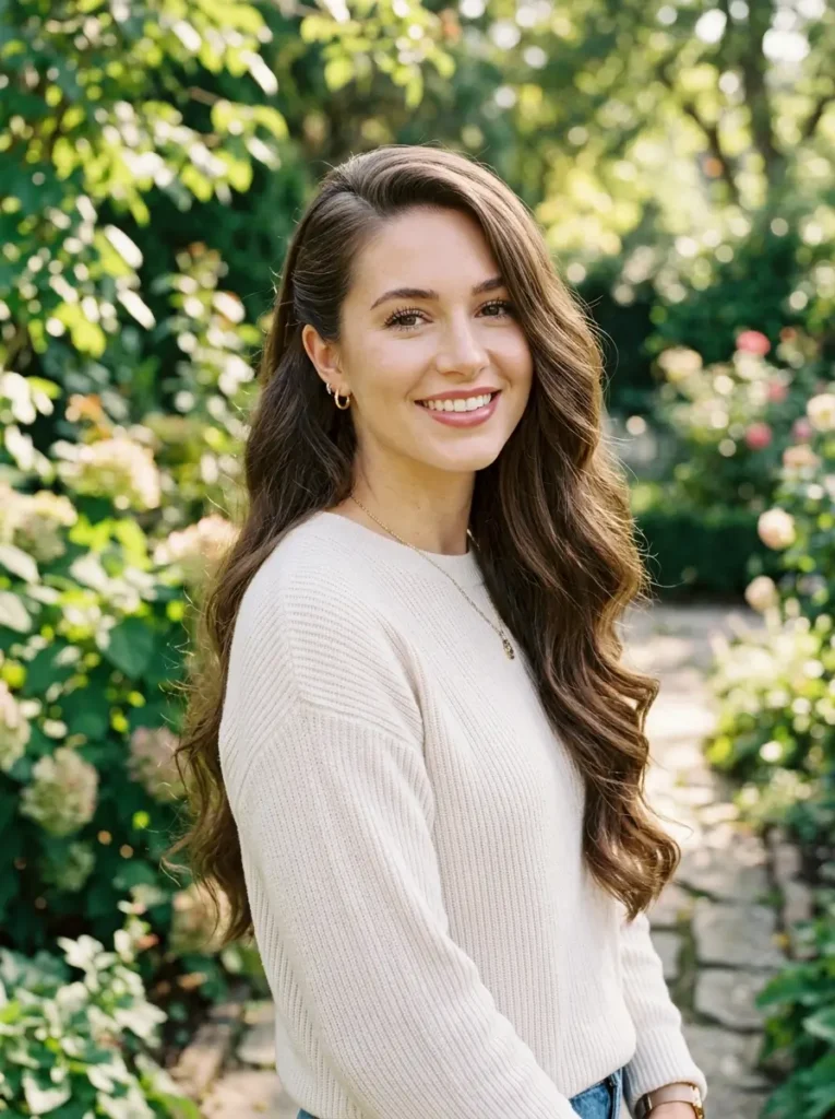 Long Hair with Side Part