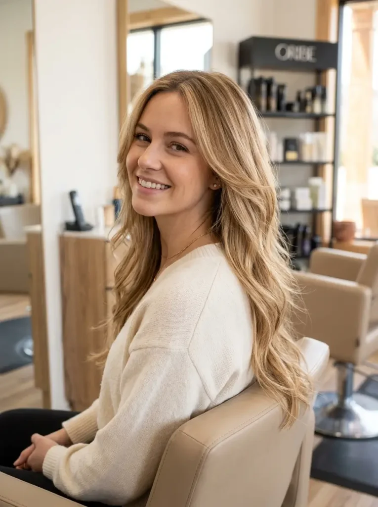 Long Layered Cut for Thin Hair