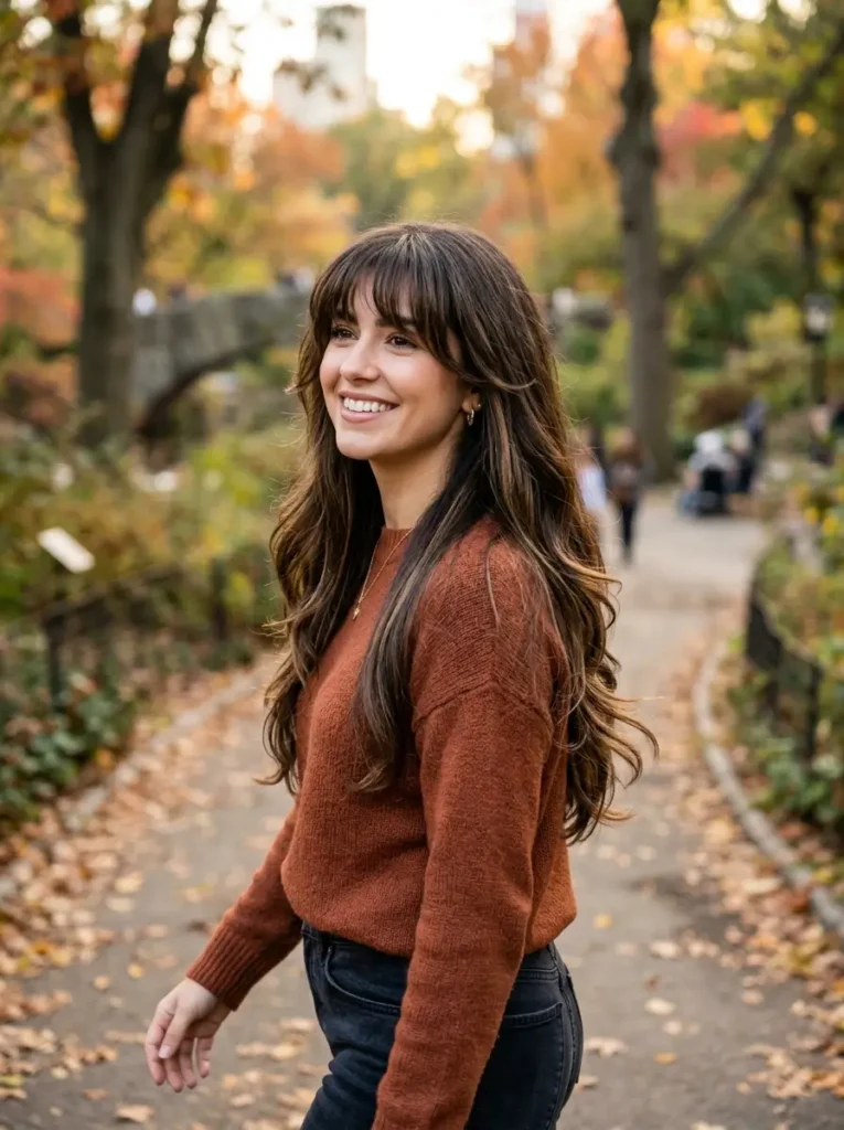Long U-Shaped Layers with Bangs