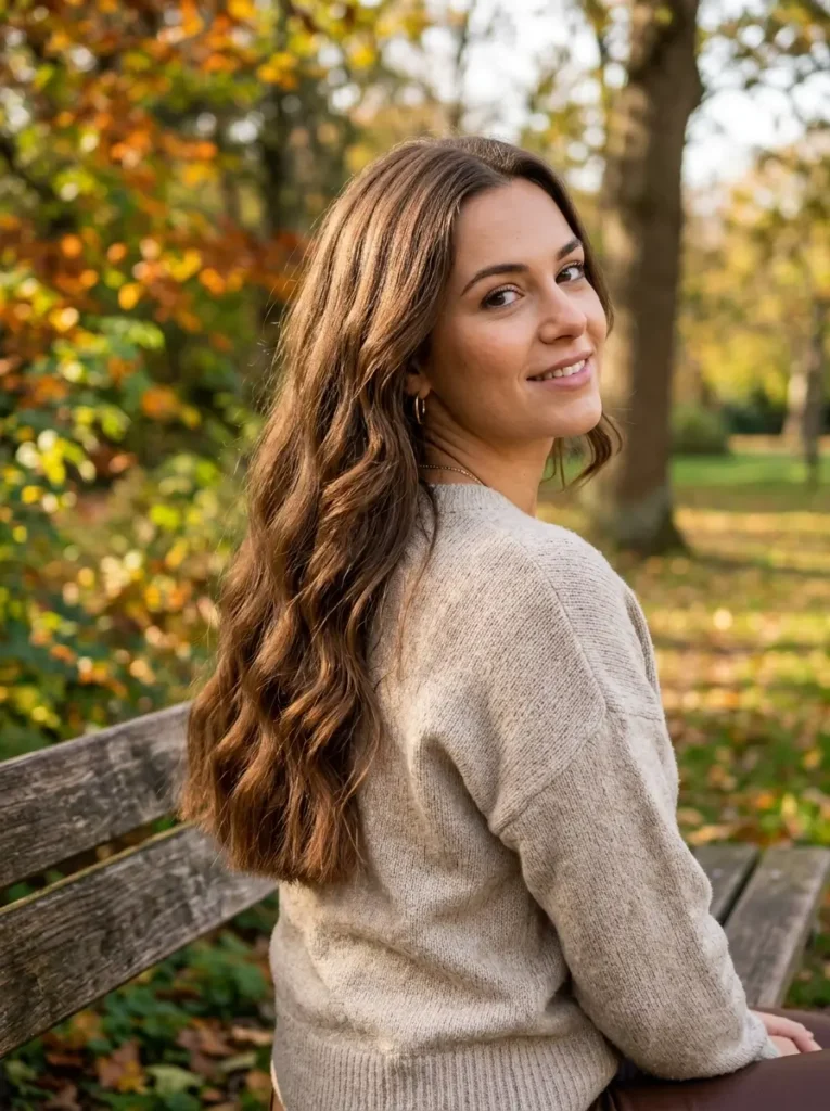 Long Wavy Hair with Blunt Ends