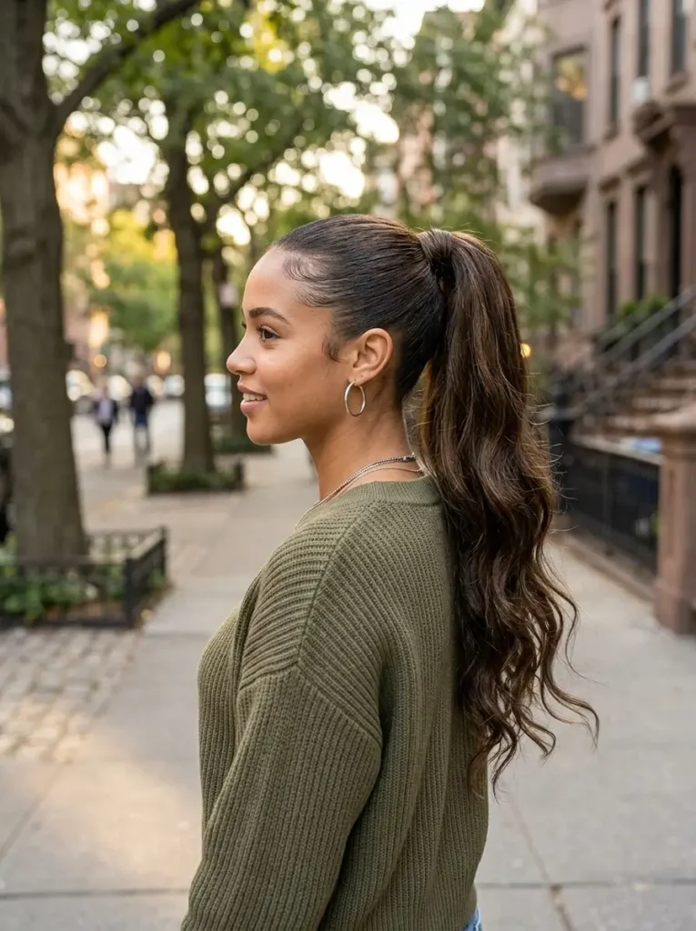 Ponytail with Extensions