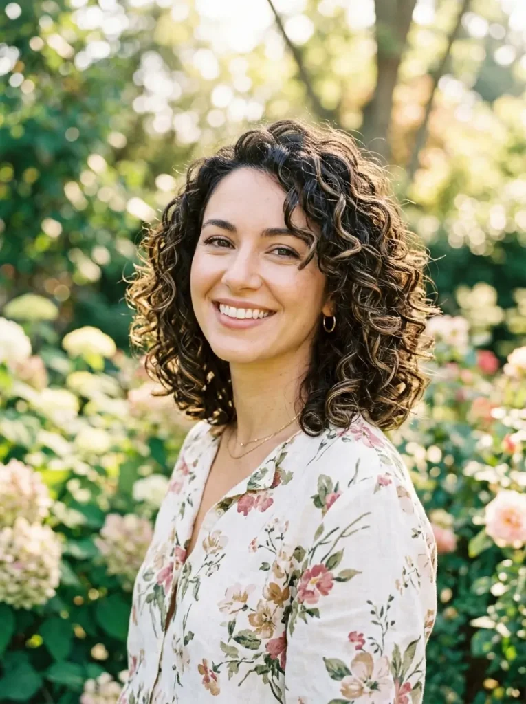 Short Curly Lob