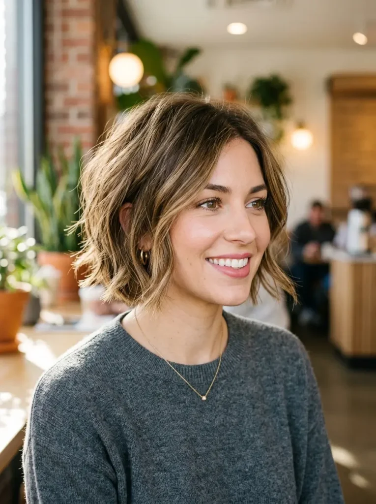 Short Layered Bob