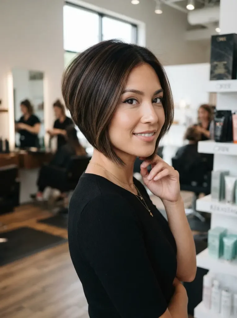 Short Stacked Bob