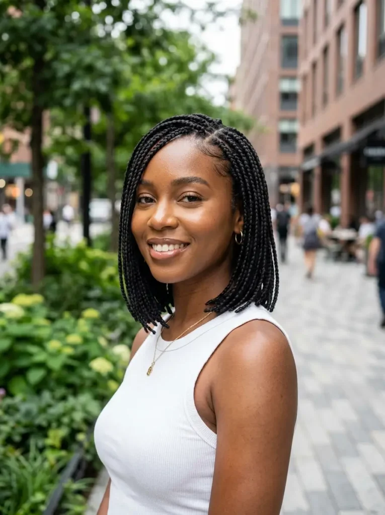 Shoulder-Length Bob Braids
