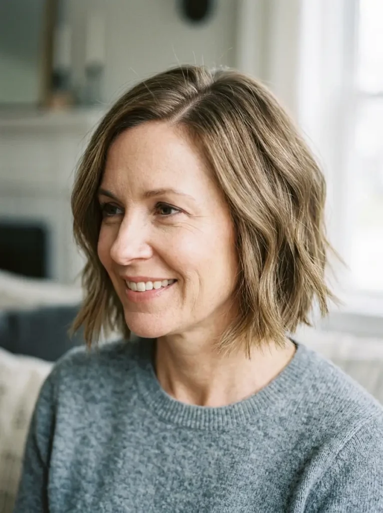 Side Part Bob for Thinning Hair