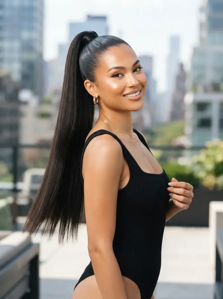 Sleek High Ponytail