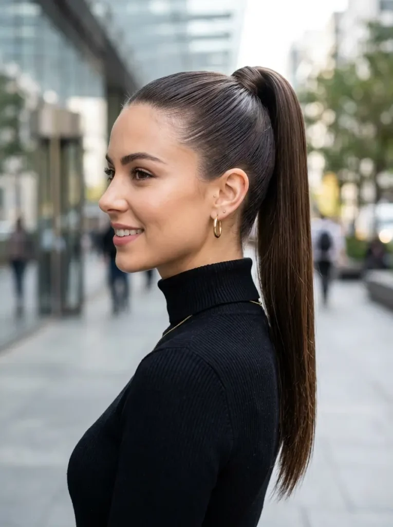 Sleek High Ponytail