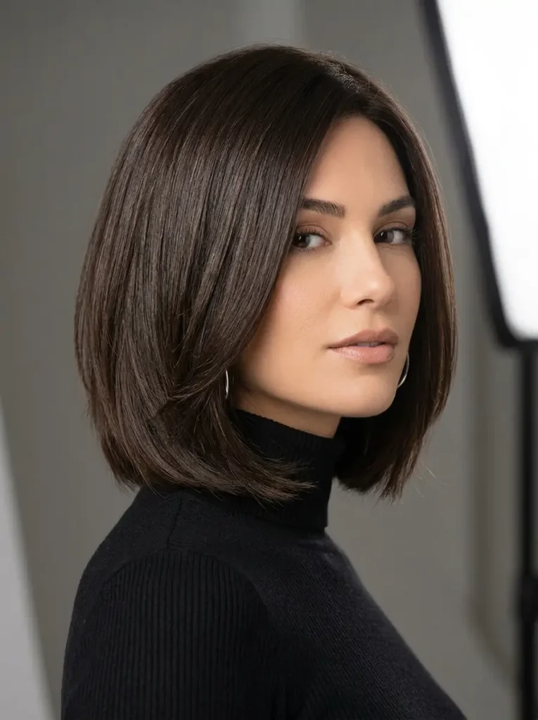 Sleek Layered Bob