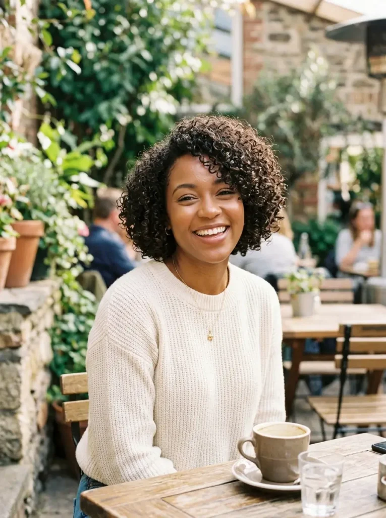 Soft Curly Pixie Cut