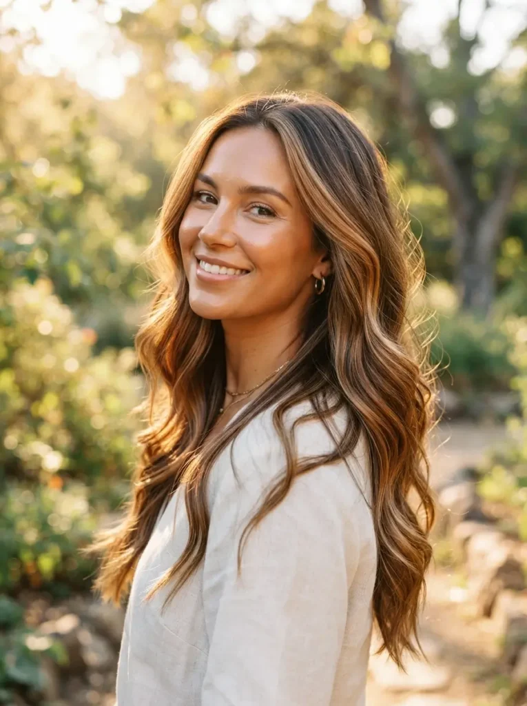 Sun-Kissed Caramel Highlights