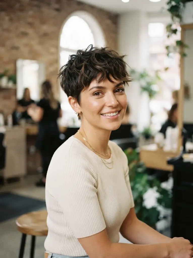 Textured Pixie Cut