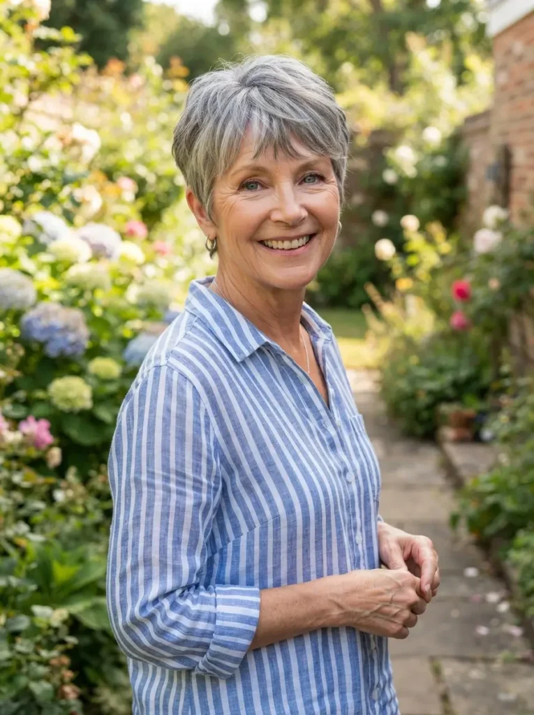 Wash-and-Wear Pixie Cut