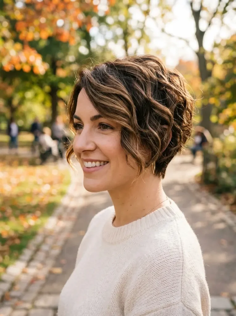 Wavy Pixie Cut