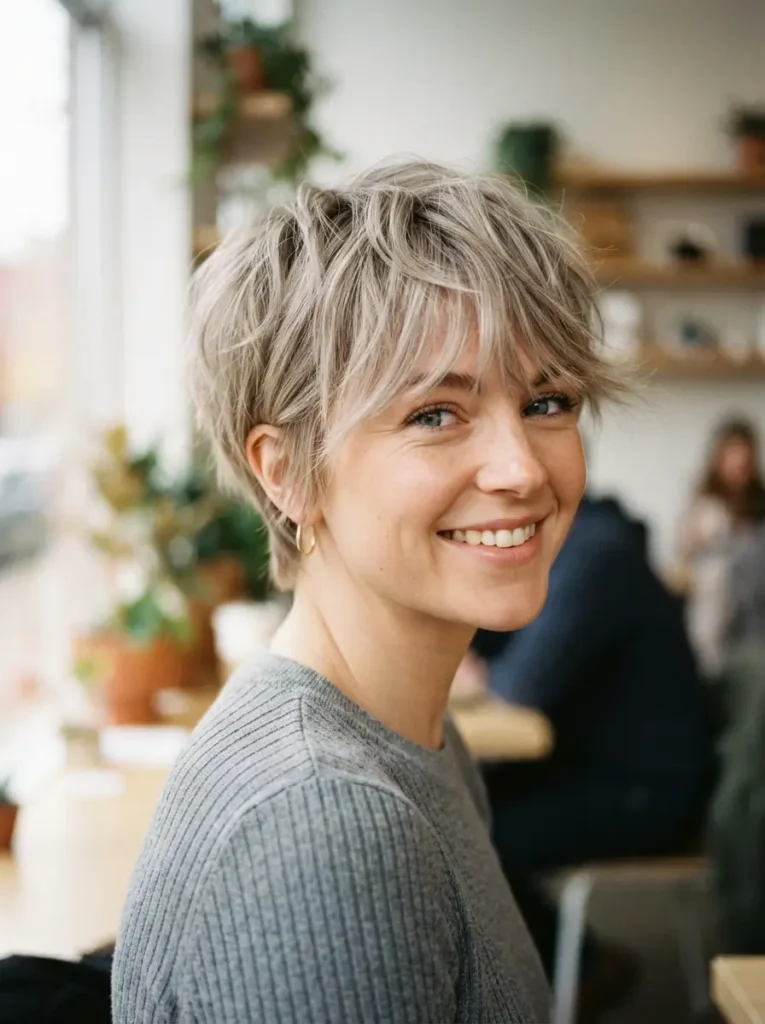 Wispy Layered Pixie